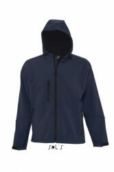 SOL'S Férfi Softshell SOL'S SO46602 Sol'S Replay Men - Hooded Softshell -XL, French Navy