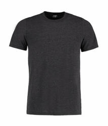 Kustom Kit Férfi rövid ujjú póló Kustom Kit Fashion Fit Superwash 60º Tee S, Sötétszürke marl