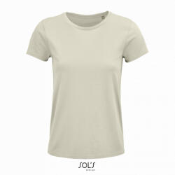 SOL'S Női póló SOL'S SO03581 Sol'S Crusader Women - Round-neck Fitted Jersey T-Shirt -M, Natural