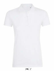 SOL'S Női galléros póló SOL'S SO01709 Sol'S phoenix Women - Cotton-Elastane polo Shirt -S, White