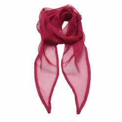 Premier Női sál Premier PR740 Colours Collection' plain Chiffon Scarf -Egy méret, Hot Pink