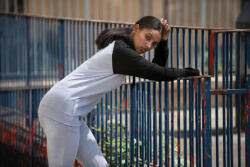 Just Hoods Uniszex kapucnis pulóver Just Hoods AWJH009 Baseball Hoodie -M, Jet Black/Gold