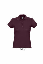 SOL'S Női galléros póló SOL'S SO11338 Sol'S passion - Women'S polo Shirt -2XL, Burgundy