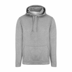 Just Hoods Uniszex kapucnis pulóver Just Hoods AWJH006 Sports polyester Hoodie -3XL, Grey Melange