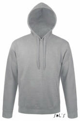 SOL'S Uniszex kapucnis pulóver SOL'S SO47101 Sol'S Snake - Hooded Sweatshirt -L, Grey Melange