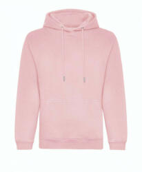 Just Hoods Uniszex kapucnis pulóver Just Hoods AWJH201 Organic Hoodie -XS, Baby Pink