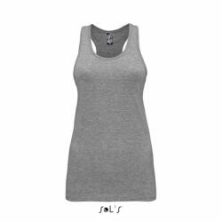 SOL'S Női trikó SOL'S SO01826 Sol'S Justin Women - Racerback Trikó -XL, Grey Melange