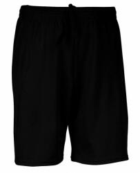 Proact Gyerek rövid nadrág Proact PA103 Kids' Sports Shorts -6/8, Black