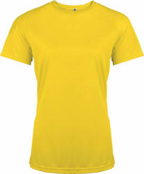 Proact Női póló Proact PA439 Ladies' Short-Sleeved Sports T-Shirt -XS, True Yellow