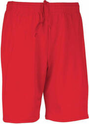 Proact Gyerek rövid nadrág Proact PA103 Kids' Sports Shorts -10/12, Sporty Red