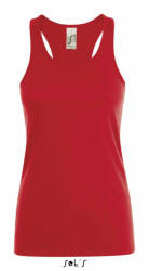SOL'S Női trikó SOL'S SO01826 Sol'S Justin Women - Racerback Trikó -XS, Red