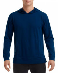 Anvil Uniszex pulóver Anvil AN73500 Light Terry Hood -L, Navy