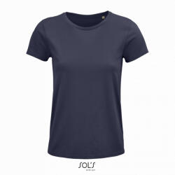 SOL'S Női póló SOL'S SO03581 Sol'S Crusader Women - Round-neck Fitted Jersey T-Shirt -2XL, Mouse Grey