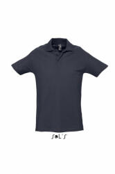 SOL'S Férfi galléros póló SOL'S SO11362 Sol'S Spring Ii - Men’S pique polo Shirt -5XL, Navy