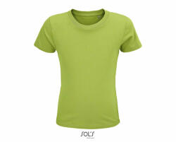 SOL'S Gyerek póló SOL'S SO03580 Sol'S Crusader Kids - Round-neck Fitted Jersey T-Shirt -6A, Apple Green
