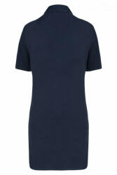 Designed To Work Női galléros póló Designed To Work WK209 Ladies’ Short-Sleeved Longline polo Shirt -XL, Navy/Oxford Grey