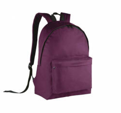 Kimood Uniszex hátizsák Kimood KI0130 Classic Backpack -Egy méret, Burgundy/Black