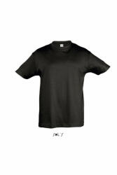 SOL'S Gyerek póló SOL'S SO11970 Sol'S Regent Kids - Round neck T-Shirt -4A, Deep Black