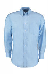 Kustom Kit Férfi hosszú ujjú Ing Kustom Kit Classic Fit Workwear Oxford Shirt M, Világos kék