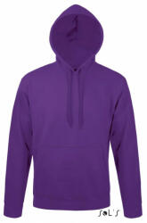 SOL'S Uniszex kapucnis pulóver SOL'S SO47101 Sol'S Snake - Hooded Sweatshirt -S, Dark Purple