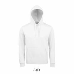 SOL'S Uniszex kapucnis pulóver SOL'S SO02991 Sol'S Spencer - Hooded Sweatshirt -M, White