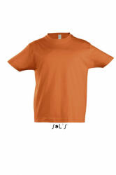 SOL'S Gyerek póló SOL'S SO11770 Sol'S Imperial Kids - Round neck T-Shirt -12A, Orange