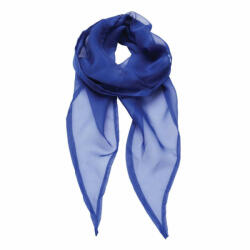 Premier Női sál Premier PR740 Colours Collection' plain Chiffon Scarf -Egy méret, Royal