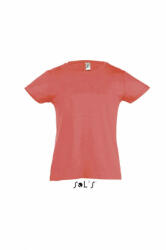 SOL'S Gyerek póló SOL'S SO11981 Sol'S Cherry - Girls' T-Shirt -6A, Red