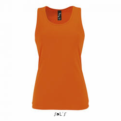 SOL'S Női SOL'S SO02117 Sol'S Sporty Tt Women - Sports Tank Top -S, Neon Orange