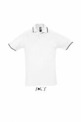 SOL'S Férfi galléros póló SOL'S SO11365 Sol'S practice Men - polo Shirt -L, White/Navy