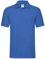 Fruit of the Loom Férfi Galléros póló Rövid ujjú Fruit of the Loom Premium Polo - M, Király kék