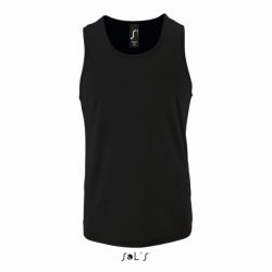 SOL'S Férfi SOL'S SO02073 Sol'S Sporty Tt Men - Sports Tank Top -XL, Black