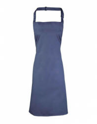 Premier Uniszex, női, férfi kötény, szakács, pincér Premier PR150 Colours Collection’ Bib Apron -Egy méret, Marine Blue