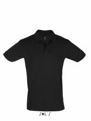 SOL'S Férfi galléros póló SOL'S SO11346 Sol'S perfect Men - polo Shirt -S, Black