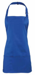 Premier Uniszex, női, férfi kötény, szakács, pincér Premier PR159 Colours Collection’ 2 In 1 Apron -Egy méret, Royal