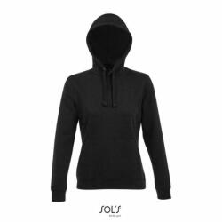 SOL'S Női kapucnis pulóver SOL'S SO03103 Sol'S Spencer Women - Hooded Sweatshirt -XL, Black