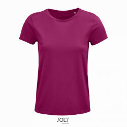 SOL'S Női póló SOL'S SO03581 Sol'S Crusader Women - Round-neck Fitted Jersey T-Shirt -XL, Fuchsia