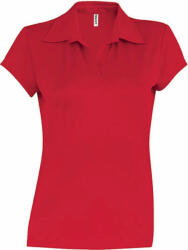 Proact Női galléros póló Proact PA483 Ladies' Short-Sleeved polo Shirt -L, Red