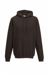 Just Hoods Uniszex kapucnis pulóver Just Hoods AWJH001 College Hoodie -XS, Hot Chocolate