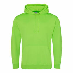 Just Hoods Uniszex kapucnis pulóver Just Hoods AWJH004 Electric Hoodie -S, Electric Green