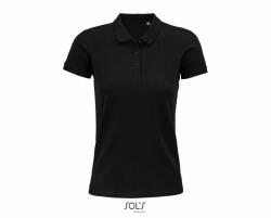 SOL'S Női galléros póló SOL'S SO03575 Sol'S planet Women - polo Shirt -3XL, Black