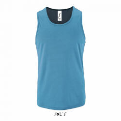 SOL'S Férfi SOL'S SO02073 Sol'S Sporty Tt Men - Sports Tank Top -L, Aqua