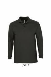 SOL'S Férfi galléros póló SOL'S SO11353 Sol'S Winter Ii - Men'S polo Shirt -XL, Black