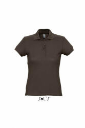 SOL'S Női galléros póló SOL'S SO11338 Sol'S passion - Women'S polo Shirt -S, Chocolate