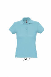 SOL'S Női galléros póló SOL'S SO11338 Sol'S passion - Women'S polo Shirt -S, Atoll Blue