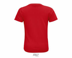 SOL'S Gyerek póló SOL'S SO03580 Sol'S Crusader Kids - Round-neck Fitted Jersey T-Shirt -8A, Red