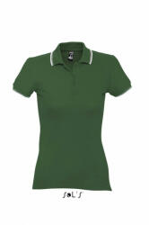 SOL'S Női galléros póló SOL'S SO11366 Sol'S practice Women - polo Shirt -XL, Golf Green/White