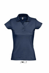 SOL'S Női galléros póló SOL'S SO11376 Sol'S prescott Women - polo Shirt -L, French Navy