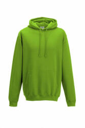 Just Hoods Uniszex kapucnis pulóver Just Hoods AWJH001 College Hoodie -M, Lime Green