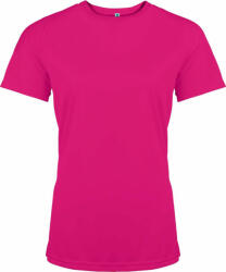 Proact Női póló Proact PA439 Ladies' Short-Sleeved Sports T-Shirt -XS, Fuchsia